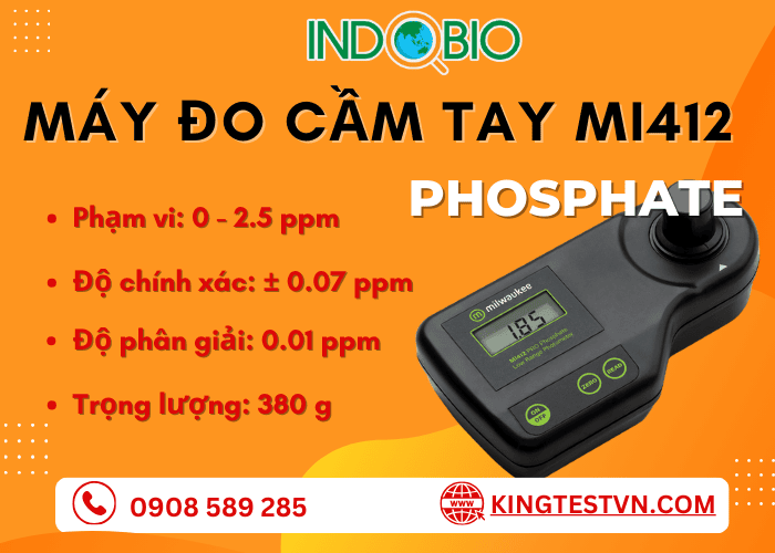 Máy test phosphate cầm tay Milwaukee MI412
